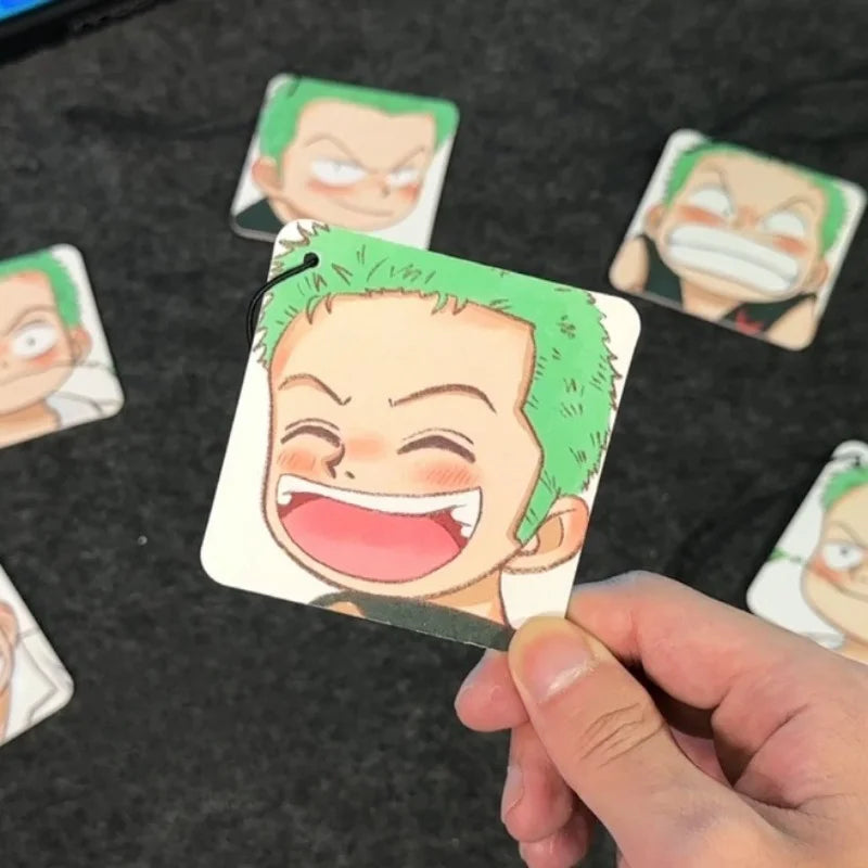One Piece Car Mounted Fragrance Patch Decoration Car Accessories Anime Luff Tony Tony Chopper Roronoa Zoro Car Interior