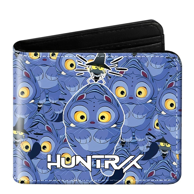 Devil Hunter Pu Anime Print Short Mini Wallet Rumi Mira Zoey Saja Boys Figure Change Storage Bag Birthday Gift