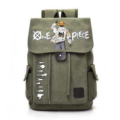 One Piece Anime Backpack Cosplay Luffy Unisex Students School Bag Large Capacity Bookbag Laptop Travel Rucksack Outdoor Bag Gift