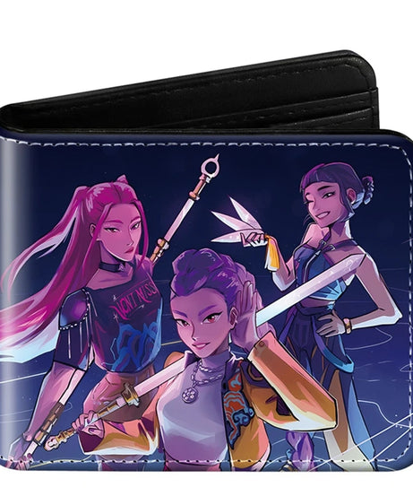 Devil Hunter Pu Anime Print Short Mini Wallet Rumi Mira Zoey Saja Boys Figure Change Storage Bag Birthday Gift