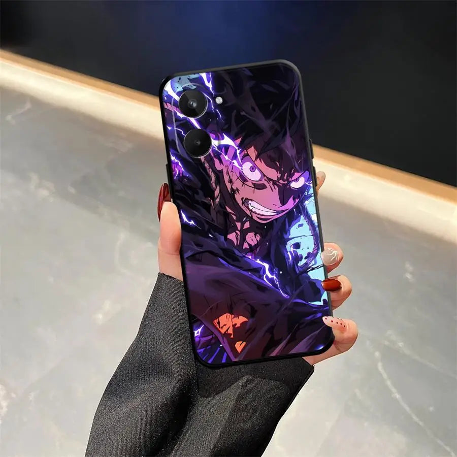 Phone Cover Case for Realme C15 C12 P3 Ultra C21 GT Master Neo2 C25 C33 C35 C53 C55 11 Pro Nazro 50 50i 12 14 Ones Pieces Luffy