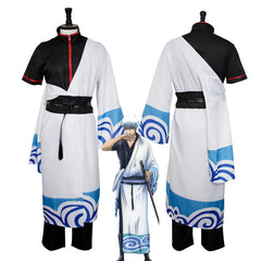 Gintama Sakata Gintoki Cosplay Costume — Kimono