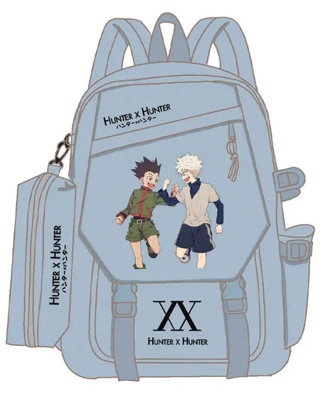 HUNTER Killua Zoldyck Hisoka anime peripheral fashion backpack personality simple student schoolbag holiday gift kawaii