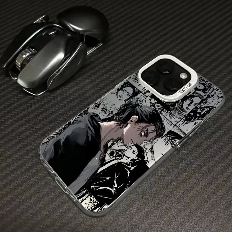 Hot Anime J-Jaegers M-Mikasas Phone Case For Samsung Galaxy A14 A15 5G S21 S22 S23 S24 5G FE Plus Ultra A25 A35 A52 A53 A54 A55