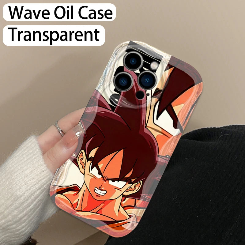 Dragon Ball Goku Art iPhone 15/14/13/12/11/XR/XS Pro Max Soft Case