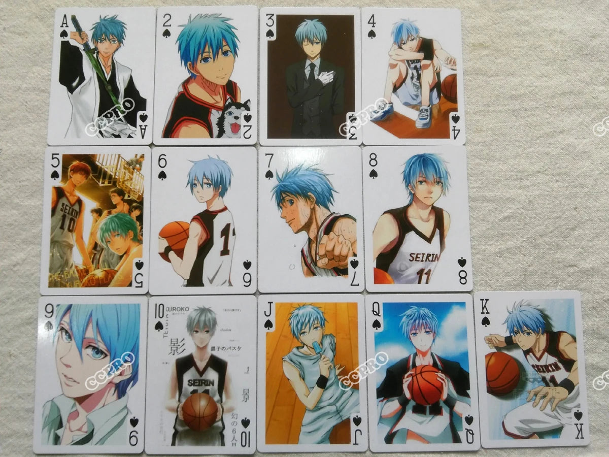 Anime Kuroko's Basketball Poker Cards Kuroko Tetsuya anime Accessories