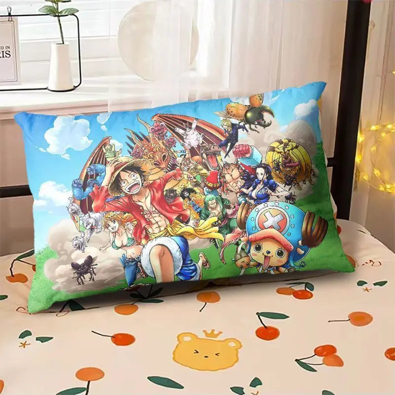 New One Piece Luffy Nami Zoro Chopper anime cushion pillow set pillow student nap pillow creative bedding holiday gift