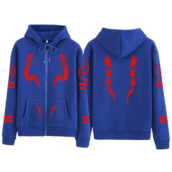 Jujutsu Kaisen Yuji Itadori & Ryomen Sukuna Cosplay Zip-Up Hoodie – Harajuku Fashion