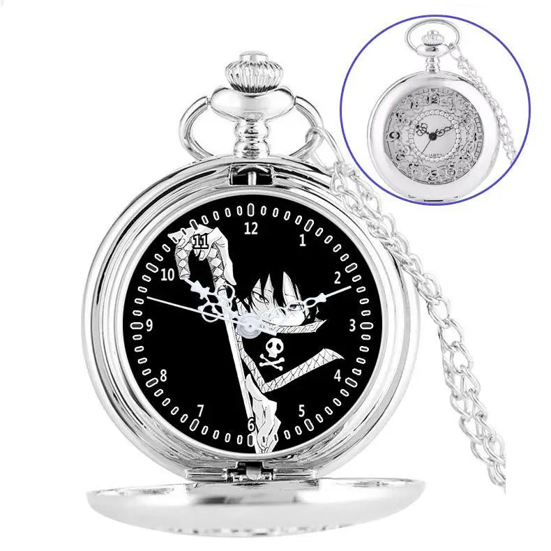 Anime two-dimensional full-time hunter pocket watch Killua Kura pickup Xiaojie personality necklace watch holiday gift