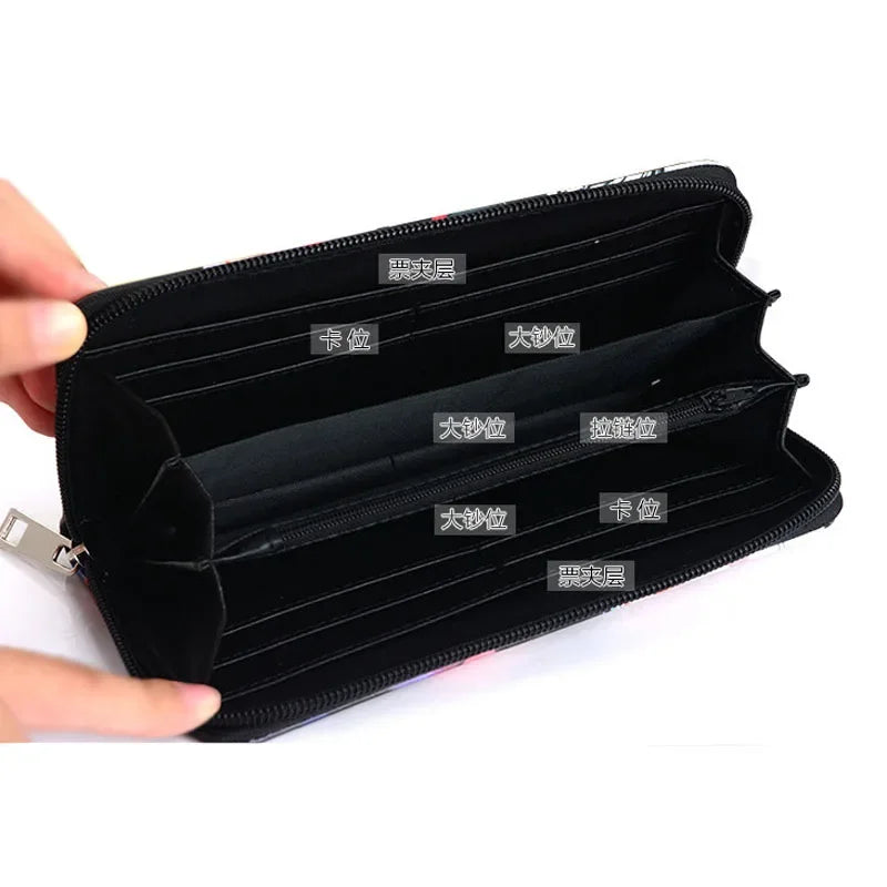 Anime Assassination Classroom Korosensei Long Women Wallets Men Card Holders Purse