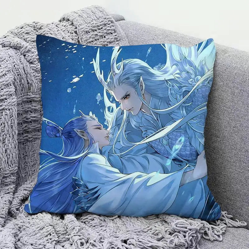 Ne Zha anime peripherals pillows cute personality creative fashion living room sofa bedroom cushions holiday gift