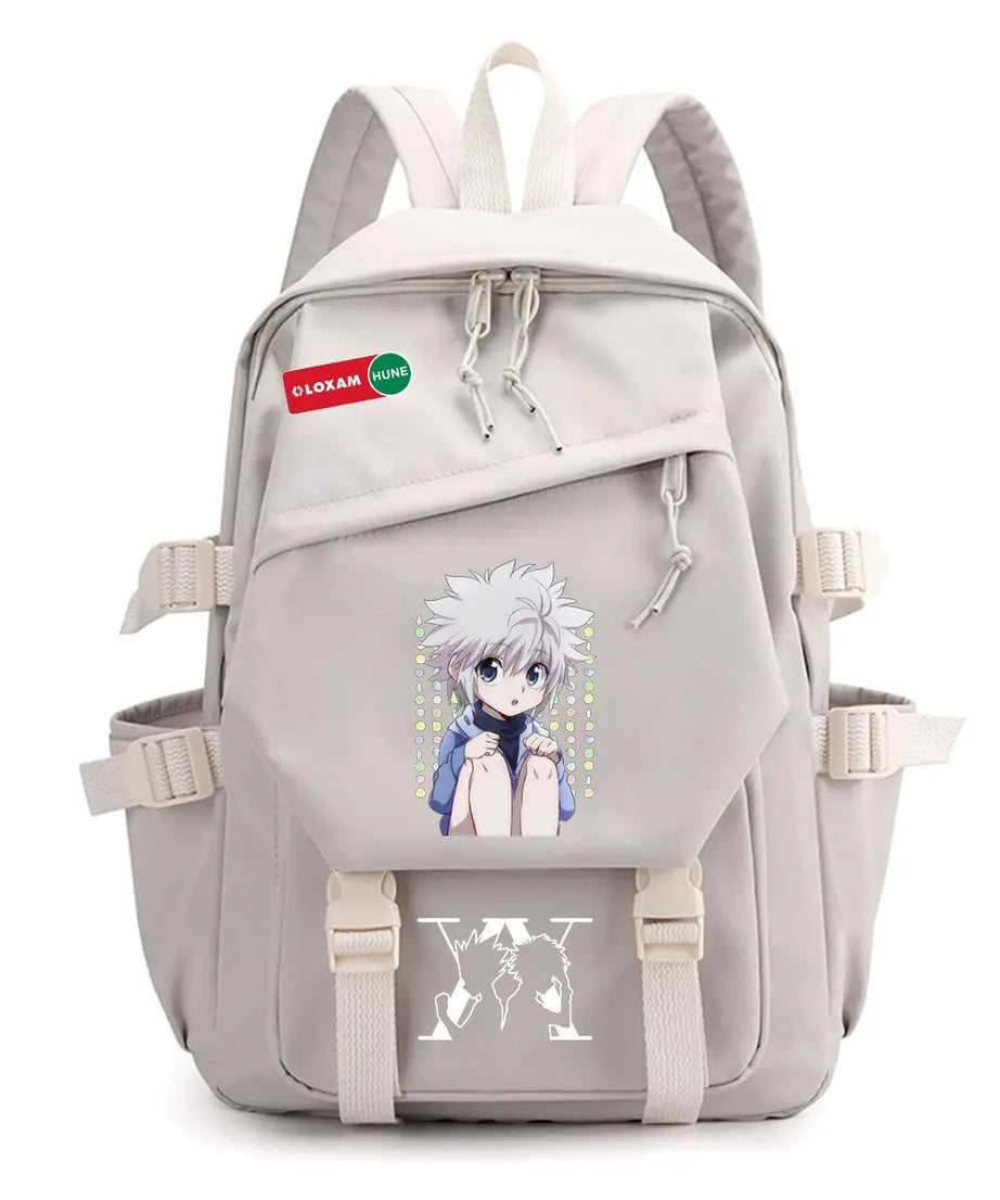 HUNTER Killua Zoldyck Hisoka anime peripheral fashion backpack personality simple student schoolbag holiday gift kawaii