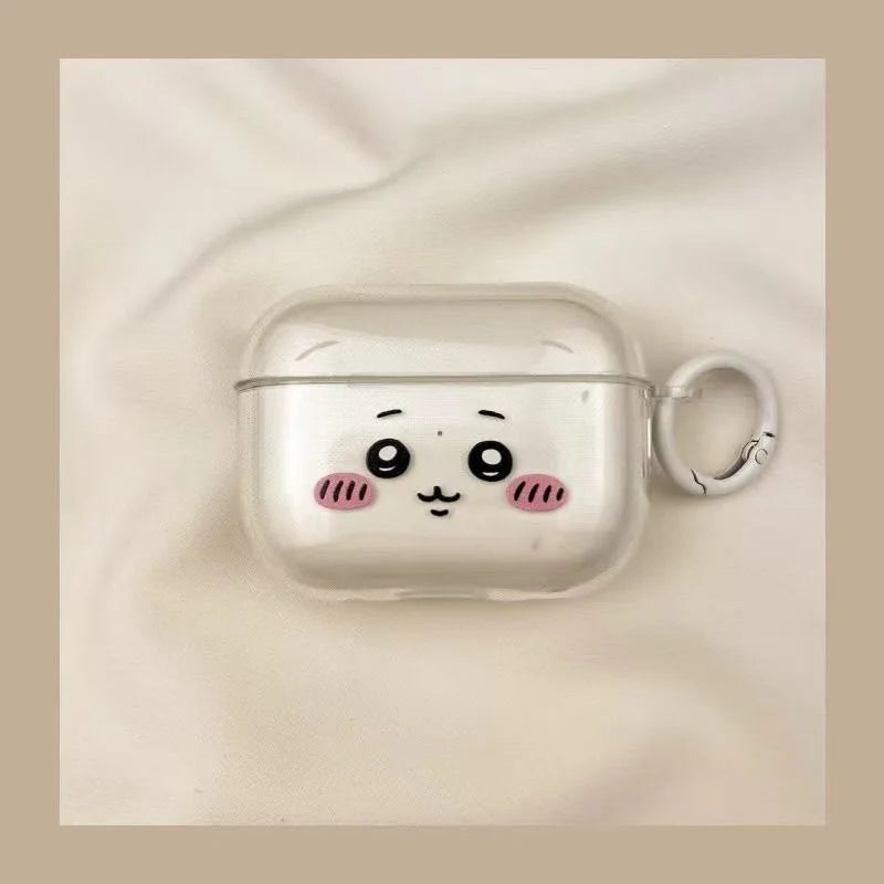 Cute Bear Earphone Case for Apple AirPods 4 3 2 1 Cartoon Animal Soft Clear Protective Covers for AirPods Pro 2 Para