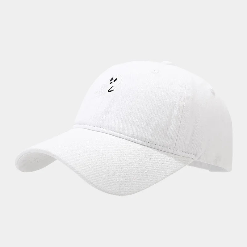 Four Seasons Cotton Ghost Embroidery Casquette Baseball Cap Adjustable Outdoor Snapback Hats for Men and Women 201