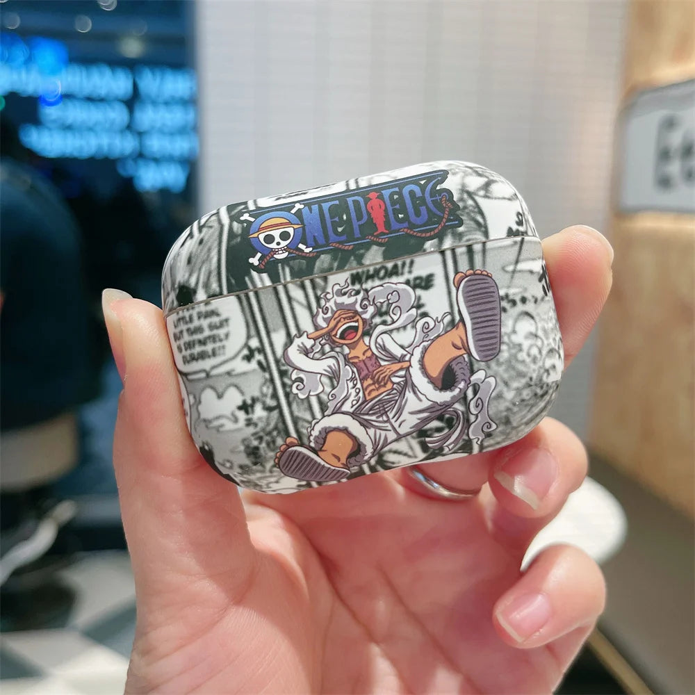 Anime One Pieces Earphone Cases for Airpods 2 3 4 pro pro 2nd Wireless Bluetooth Headphone Cover