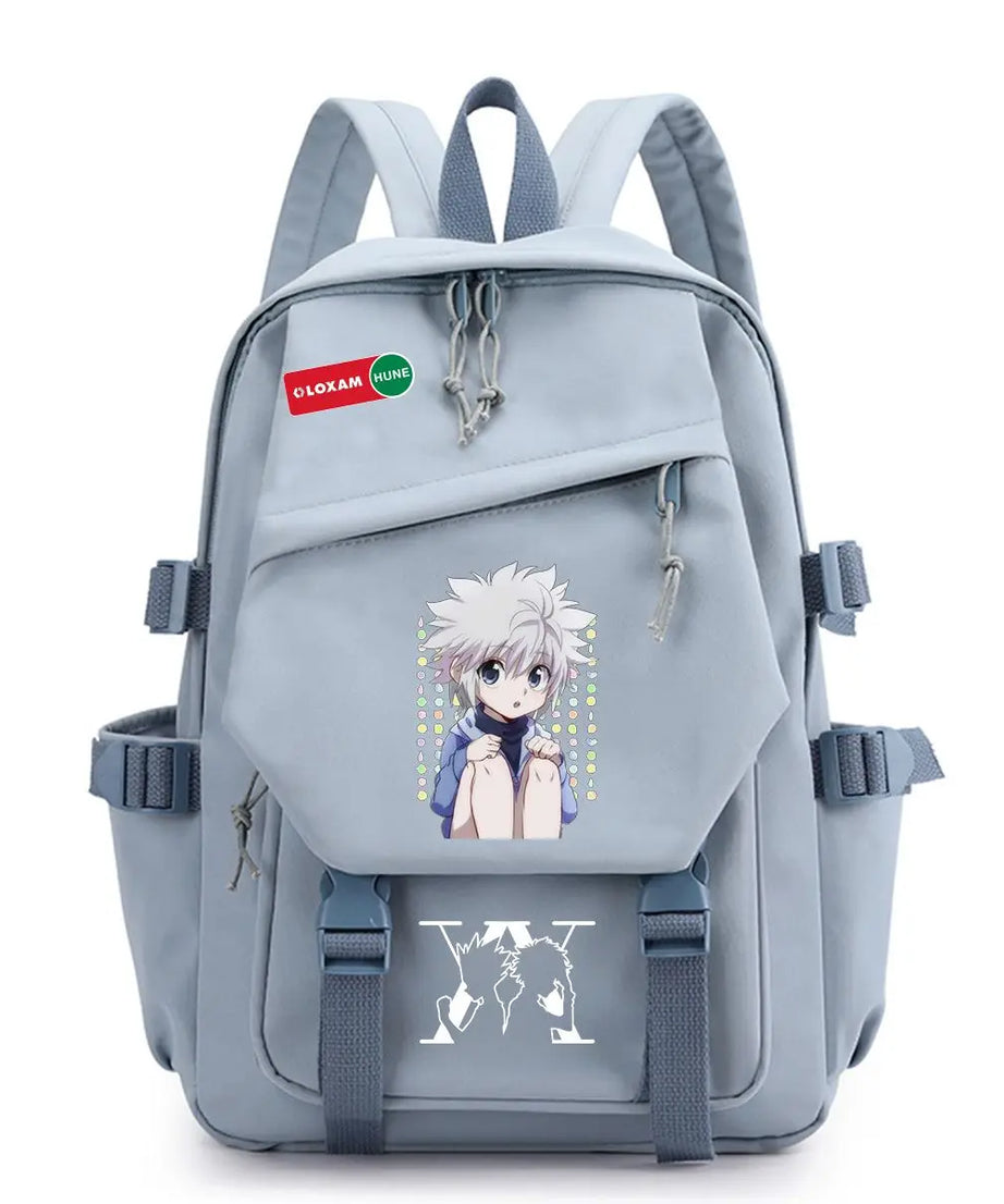 HUNTER Killua Zoldyck Hisoka anime peripheral fashion backpack personality simple student schoolbag holiday gift kawaii
