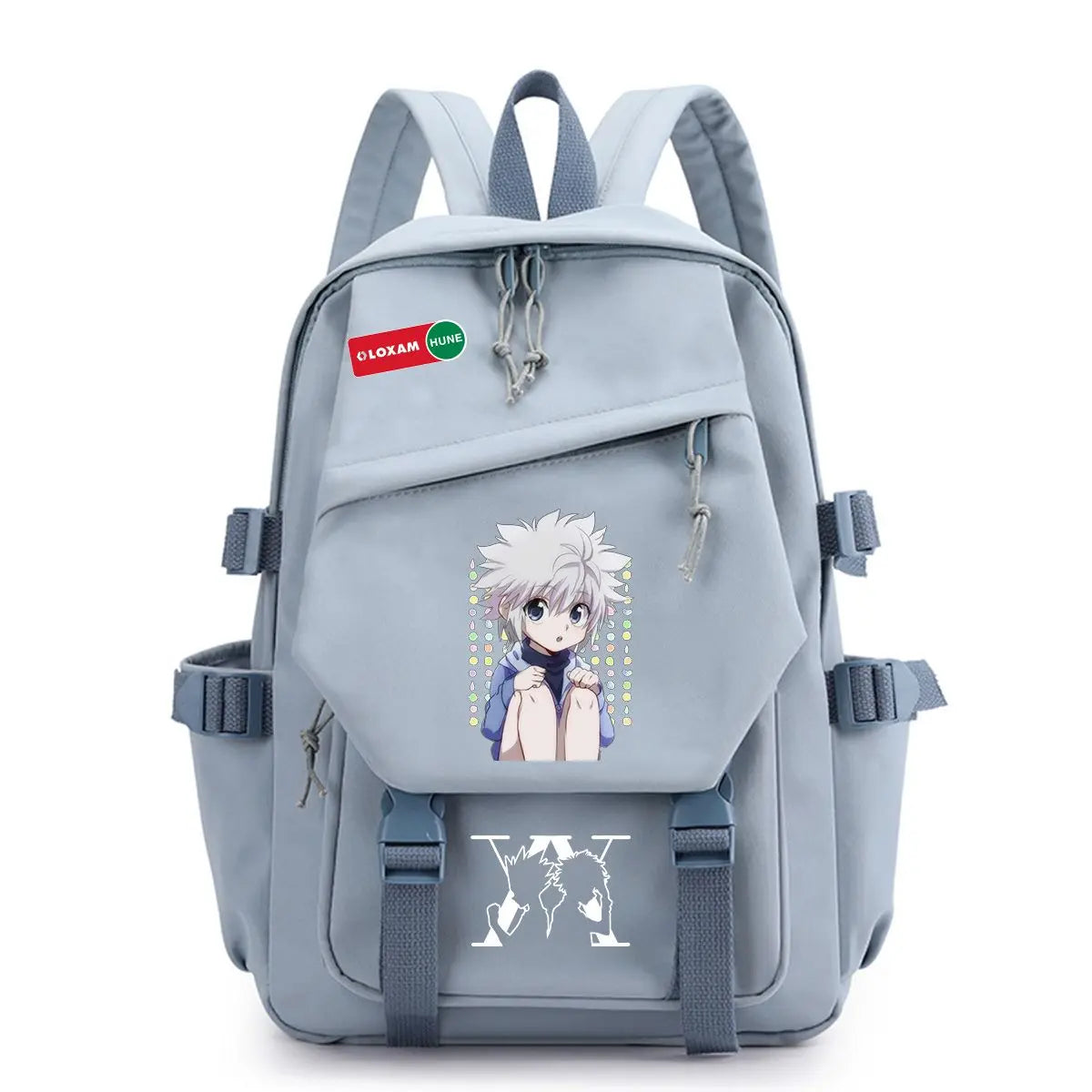 HUNTER Killua Zoldyck Hisoka anime peripheral fashion backpack personality simple student schoolbag holiday gift kawaii