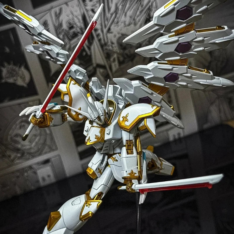 HG 1/144 Black Knight Squad Garuda Assembly Model Kit Action Figure Anime Mecha Toy With Water Decals Decor Fan Collectable Gift