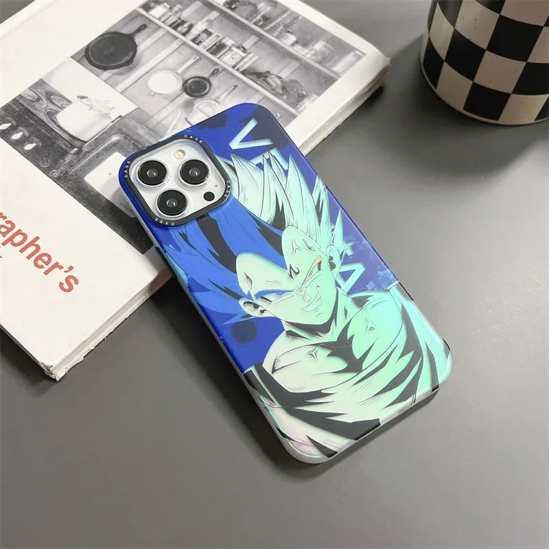 Dragon Ball Goku Phones Cases for IPhone 14 Pro Max Plus 11 12 13 Anime Super Saiyan Creative Shockproof Frosted Cover