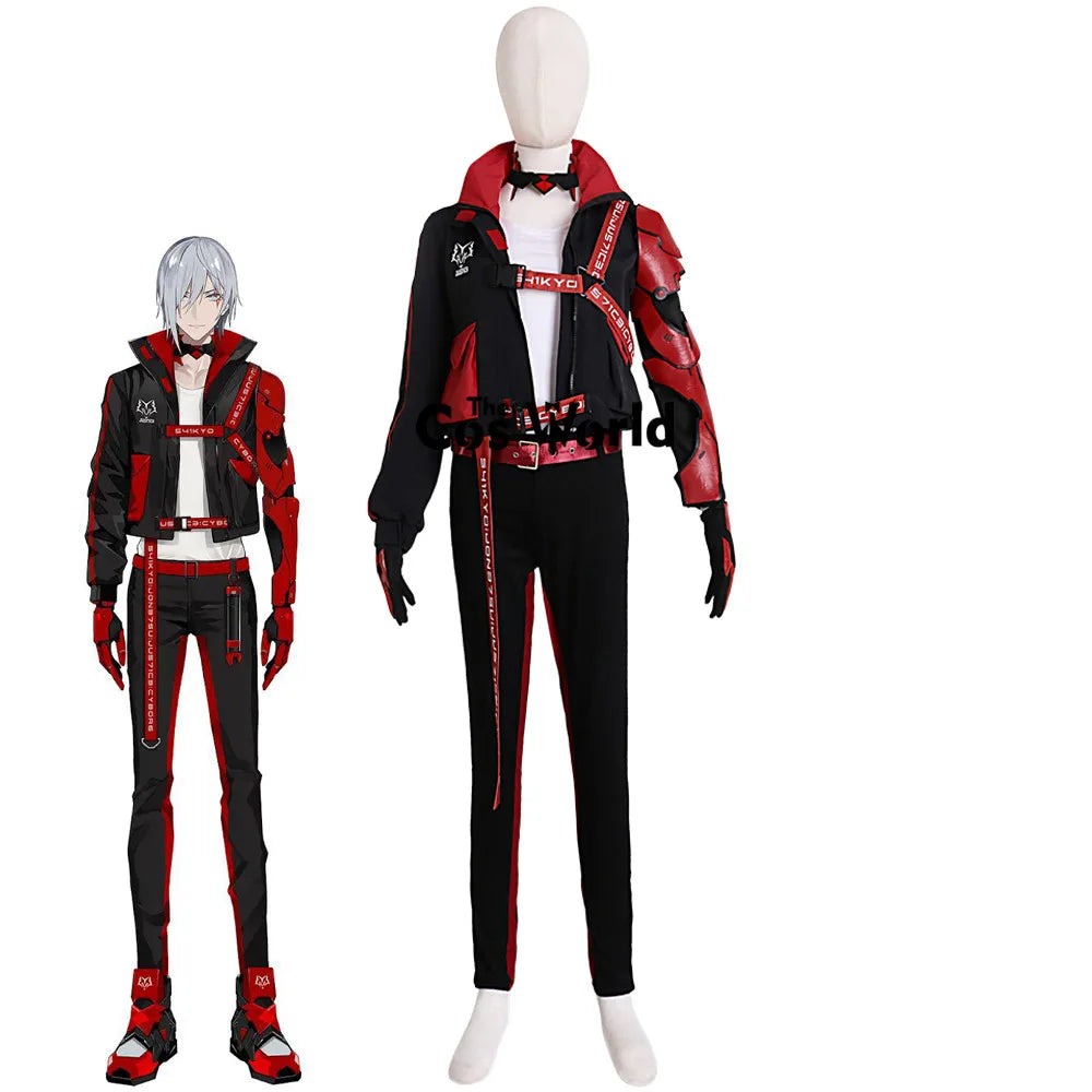 Virtual YouTuber Vtuber Noctyx Fulgur Ovid Uniform Outfits Anime Cosplay Costumes