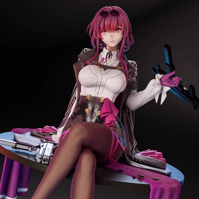 26cm Honkai Star Rail Kafka Sitting Action Figures Studio Version Pvc Ornament Game Character Model Ideal Gift Kids Collectors