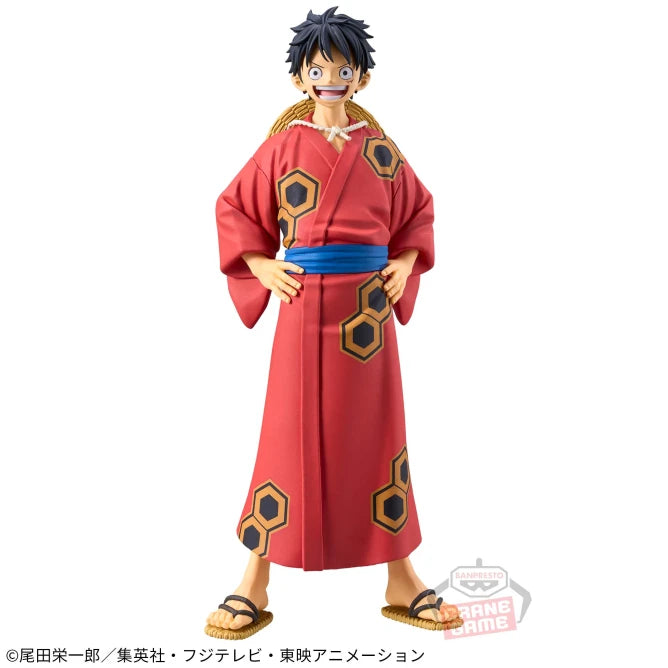 DXF THE GRANDLINE SERIES One Piece Wano Country Monkey D. Luffy Roronoa Zoro Sanji Bathrobe Ver. Anime Action Figures