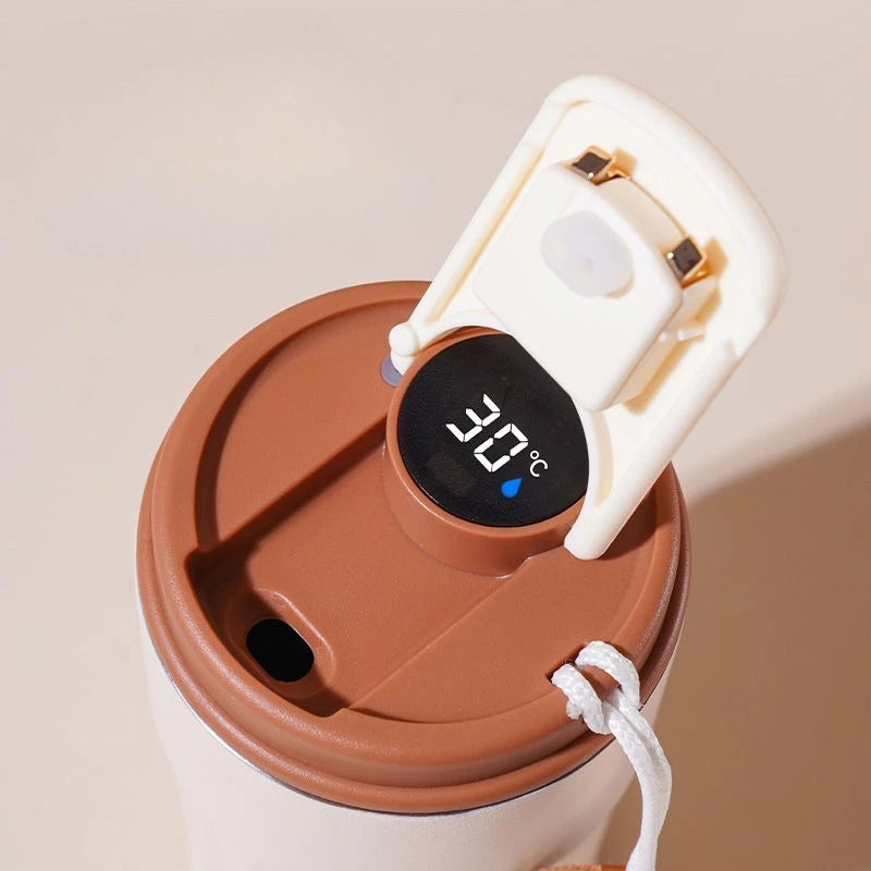 Doraemon Cartoon Thermos Mug – Cute Stainless Steel Coffee Cup for Home, Office & Travel