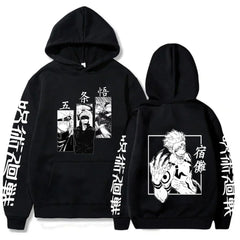 Jujutsu Kaisen Yuji Itadori Anime Graphic Hoodie – Harajuku Streetwear Pullover