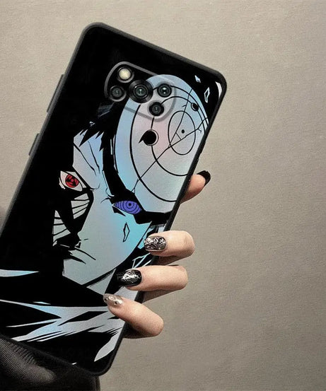 Case for Xiaomi Poco C61 C40 C75 M5 F3 X3 X4 X5 X7 Pro C50 C71 F1 M3 M4 M7 Pro Black Soft Phone Cover Anime Narutos Cool