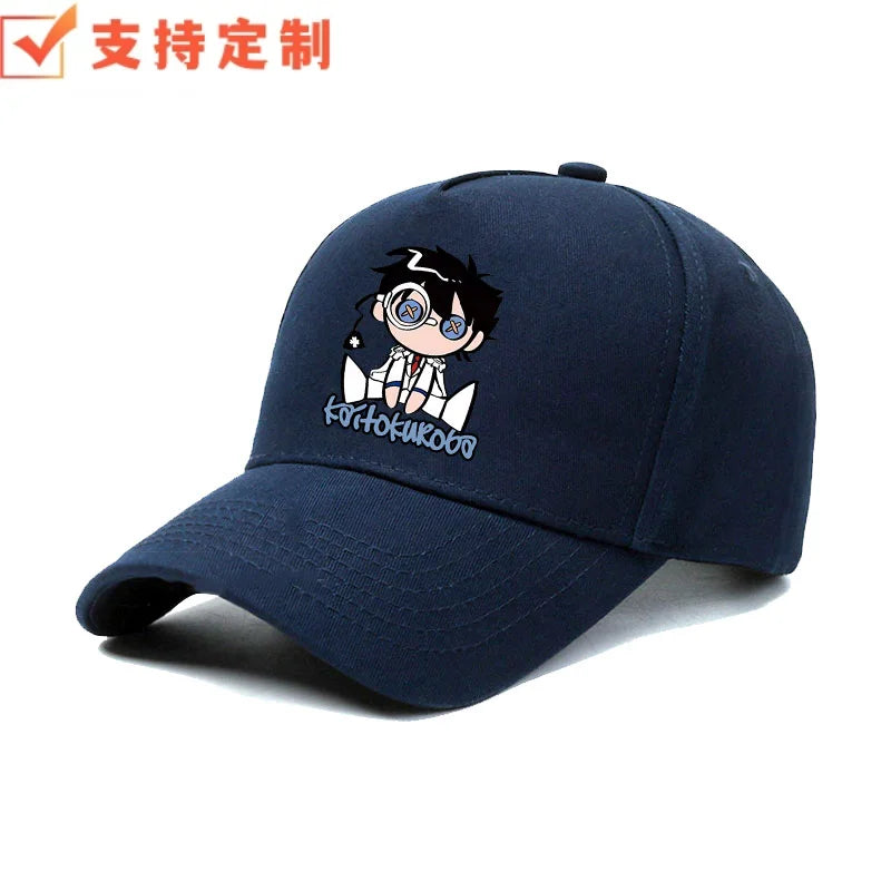 Detective Conan anime Kid the Phantom Thief sunshade baseball cap for men, outdoor casual duckbill hat, holiday gift.
