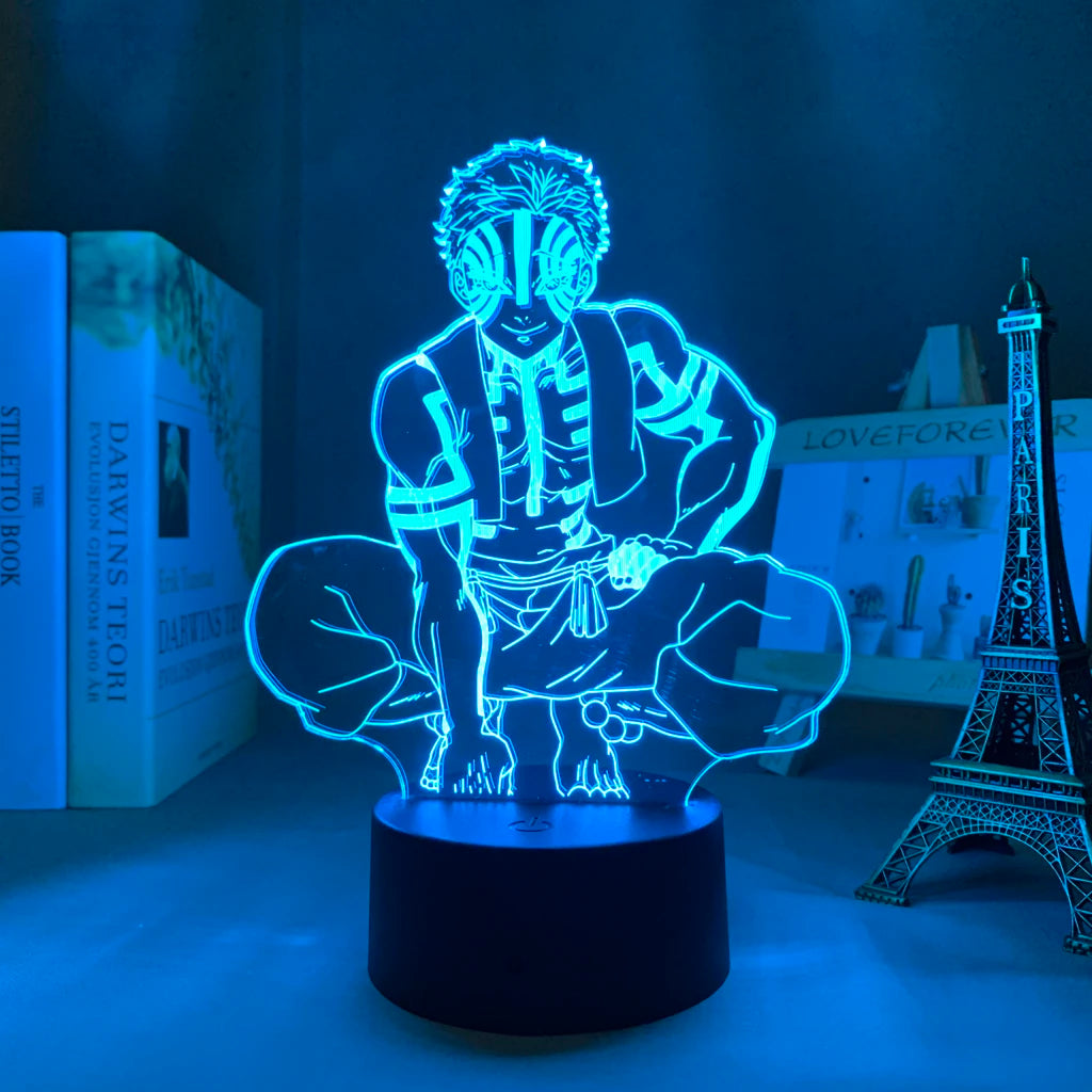 Manga 3d Light Kimetsu No Yaiba for Bedroom Decor Night Light Birthday Gift Table Lamp Anime Demon Slayer Mitsuri Kanroji Figure