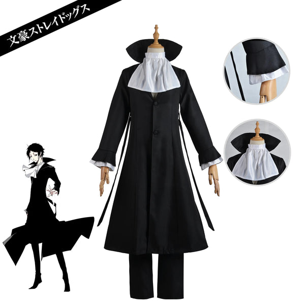 Bungo Stray Dogs Akutagawa Ryunosuke Cosplay Costume