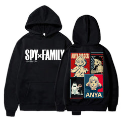 Spy x Family Anya Forger Kawaii Manga Aesthetic Hoodie – Fleece Oversized Sweatshirt