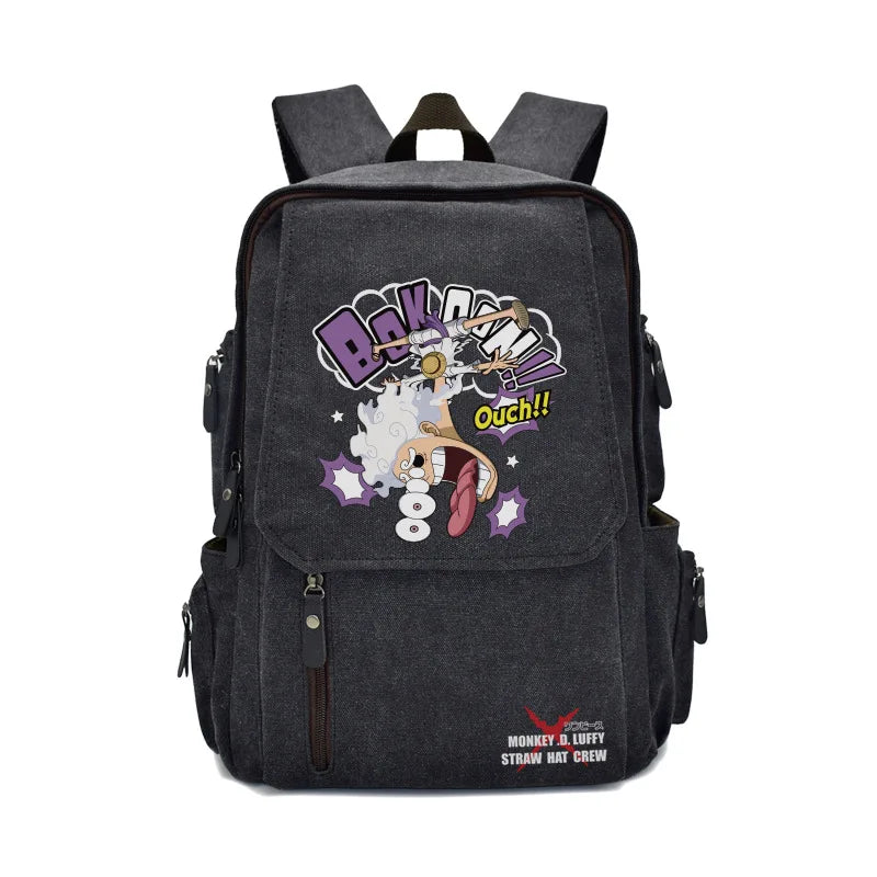 Anima One Piece Peripherals Luffy Ace Premium New Rucksack School Bag Trendy Large Capacity Backpack Bag Birthday Fan Gift