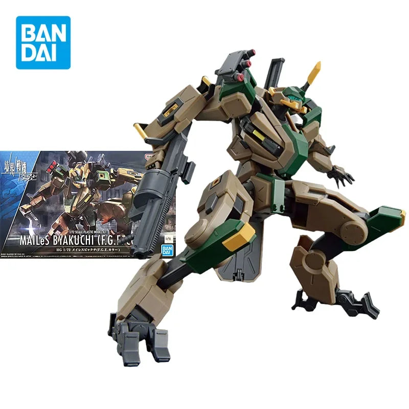 GUNDAM Anime HG 1/72 MAILES BYAKUCHI F.G.E. COLOR PB Limited Action Figure Toys Collectible Model Gifts for Kids