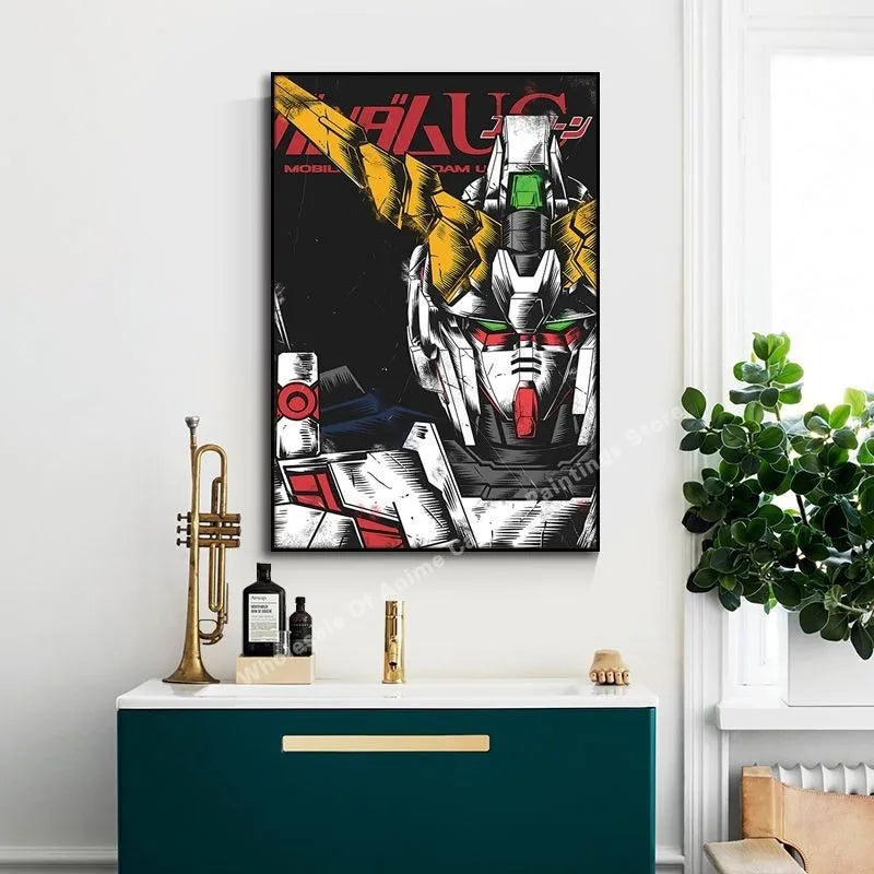 Gundam Mech Esports Room Decorative Poster