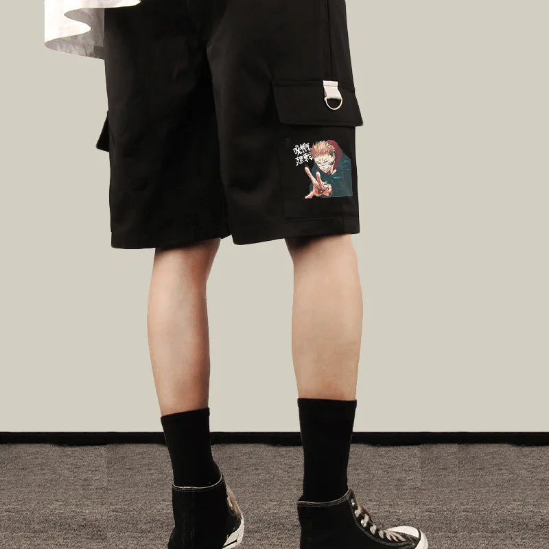 Jujutsu Kaisen Five Strips of Wushu Shorts Anime peripherals Character Beach Pants Casual Daily Sports Overalls Fan Gift