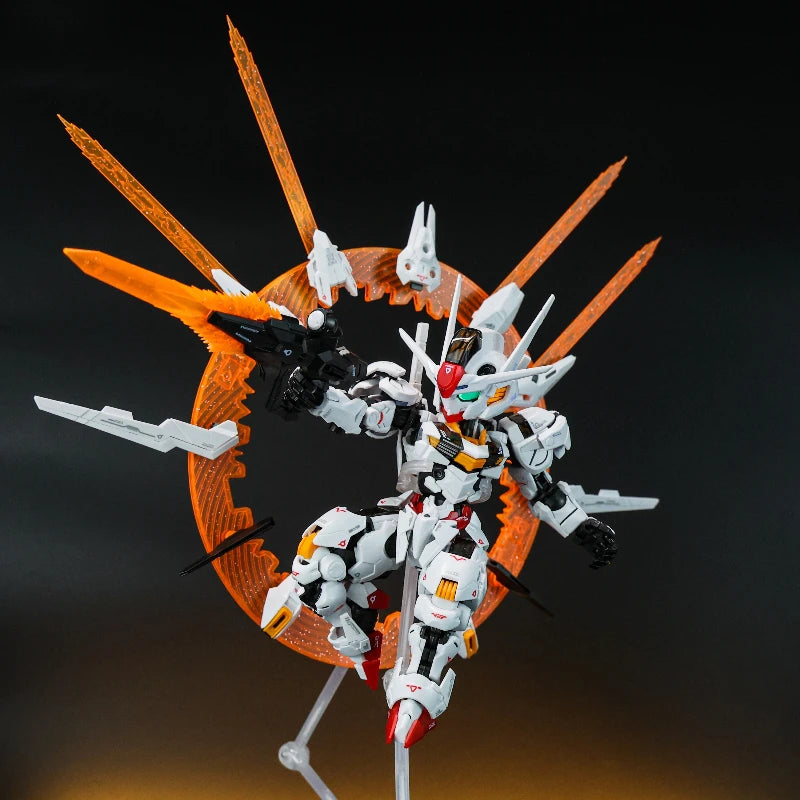 SUPA MGSD Aerial Q Version Gunpla Model Kit Witch From Mercury Mecha Assembly Toy Action Figures Halo Floating Cannon Boys Gifts