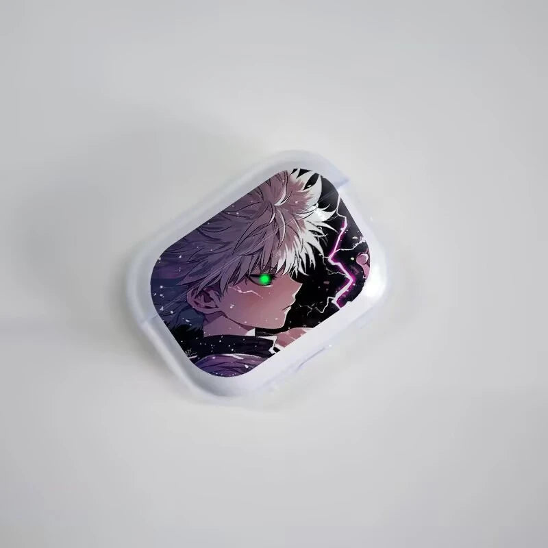 Anime Hunter X Hunter Cool Soft silicone TPU Case For AirPods 4 Pro 1 2 3 Clear Transparent Bluetooth Earphone Case