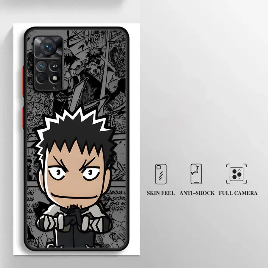 Anime Kaiju No.8 Phone Case for Xiaomi Redmi Note 11Pro 11T 14 10Pro 9 11S 9S 12 13 Pro 10S 9Pro 11 8 Matte Cover