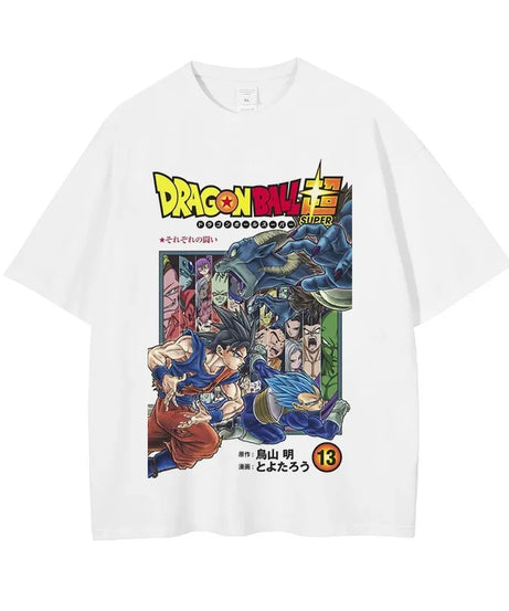 Dragon Ball Z Streetwear T-Shirt – Anime Graphic Cotton Tee