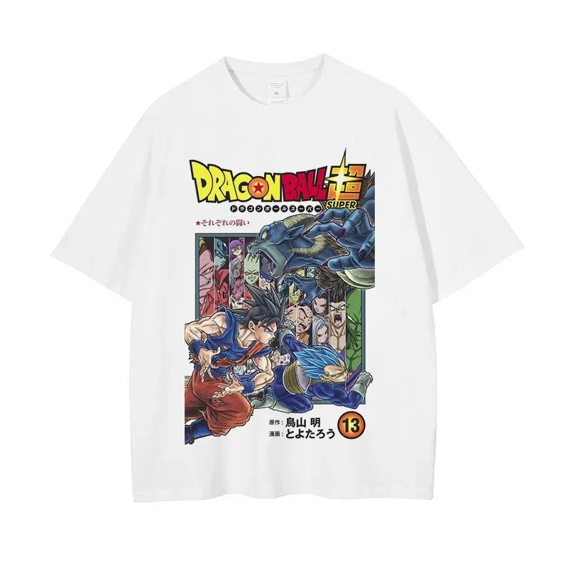 Dragon Ball Z Streetwear T-Shirt – Anime Graphic Cotton Tee