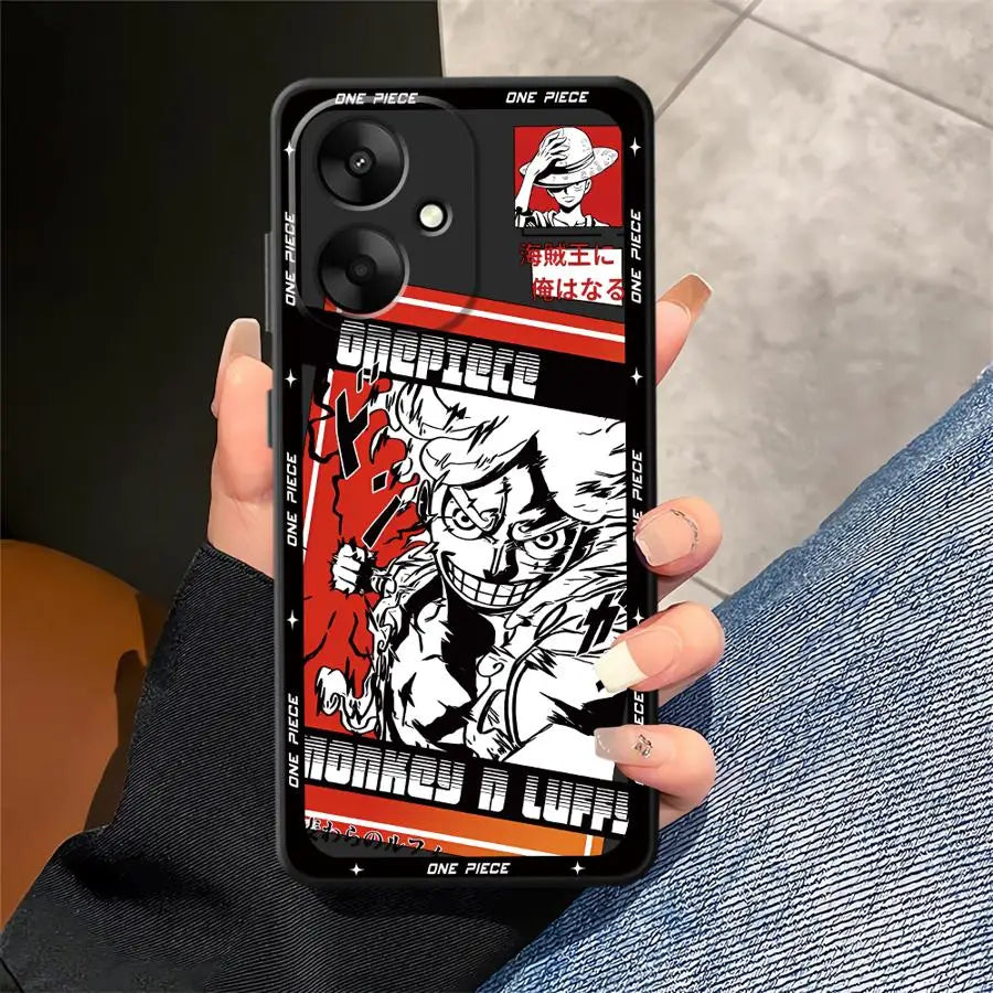 Cool Anime Characters Soft Back Phone Cover Case for Xiaomi Redmi 12 13C K60 12C 10 K40 K50 Gaming 9T A5 A1 A2 Plus 9A 9C