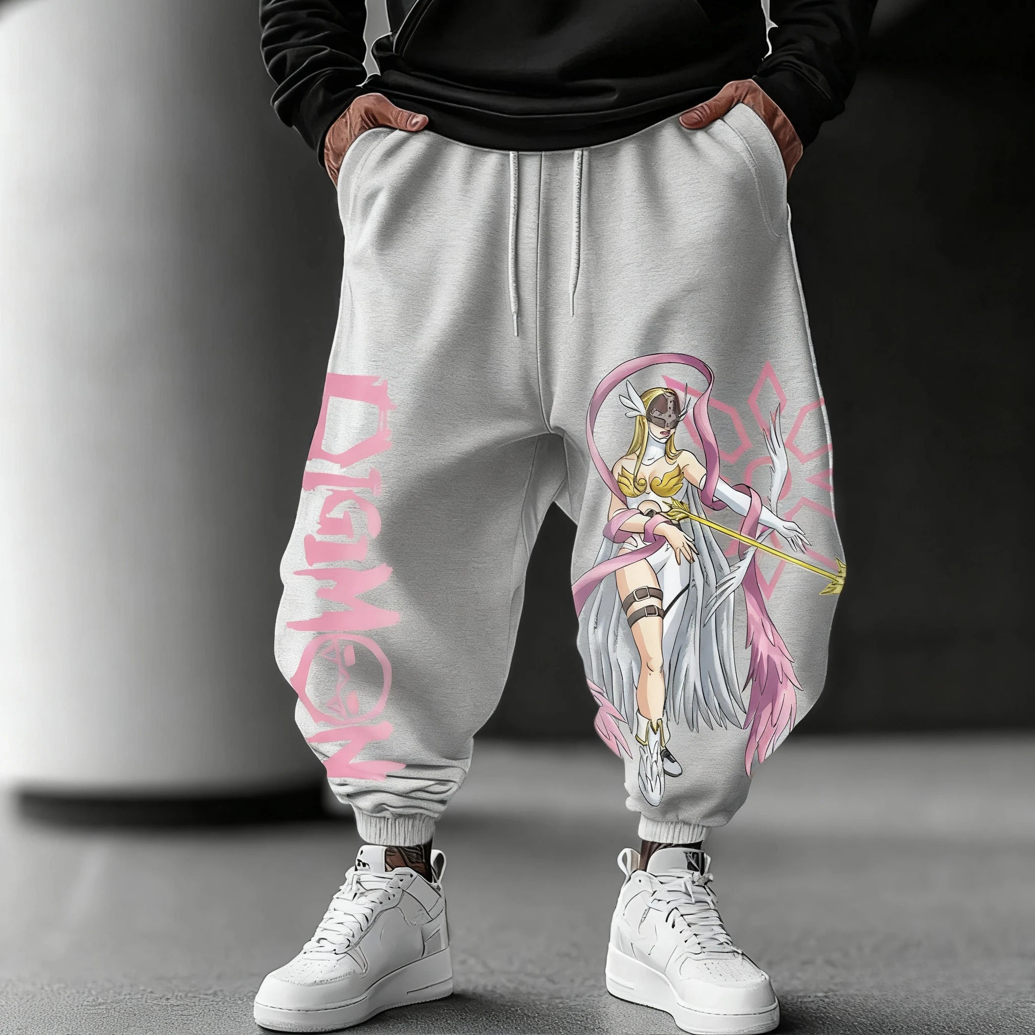 Digimon Anime Men Women Jogger Pants Sweatpants Loose Fit Streetwear Casual Cotton Summer Cartoon Printed Hip Hop Y2k Clothes
