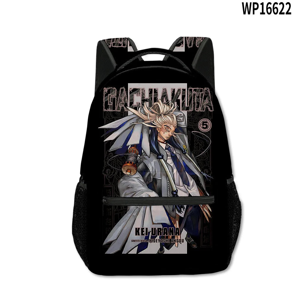 Trendy Popular Novelty Gachiakuta student Bookbag Notebook Backpacks 3D Print Oxford Waterproof Boys/Girls Travel Backpacks