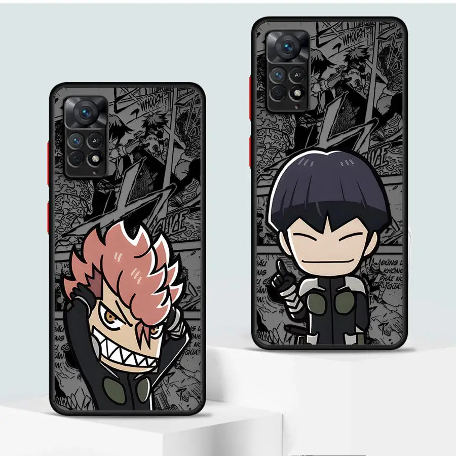 Anime Kaiju No.8 Phone Case for Xiaomi Redmi Note 11Pro 11T 14 10Pro 9 11S 9S 12 13 Pro 10S 9Pro 11 8 Matte Cover