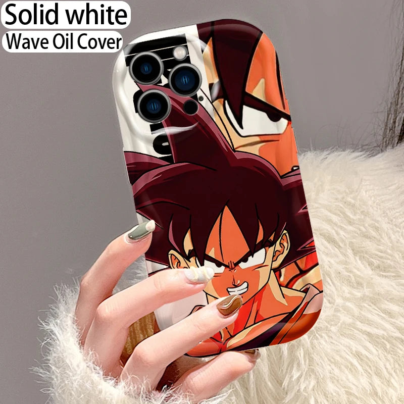 Dragon Ball Goku Art iPhone 15/14/13/12/11/XR/XS Pro Max Soft Case