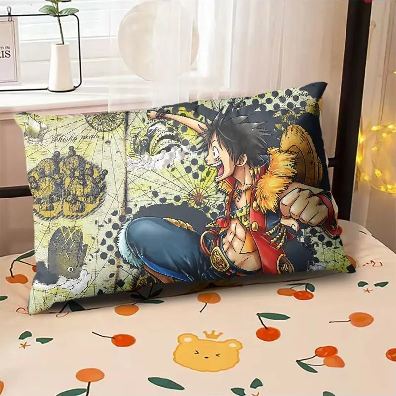 New One Piece Luffy Nami Zoro Chopper anime cushion pillow set pillow student nap pillow creative bedding holiday gift