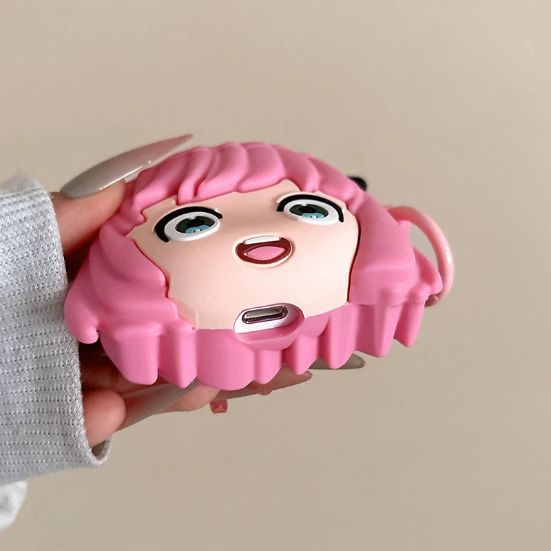 Anya Case for Apple Airpods 4 3 2 1 Gen Protective Cover for AirPods Pro 2nd 1st Generation Pro2 Anime Comics