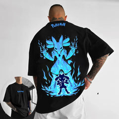 Pokémon Riolu & Lucario Graphic T-Shirt – Premium Summer Anime Tee for Men, Women & Kids